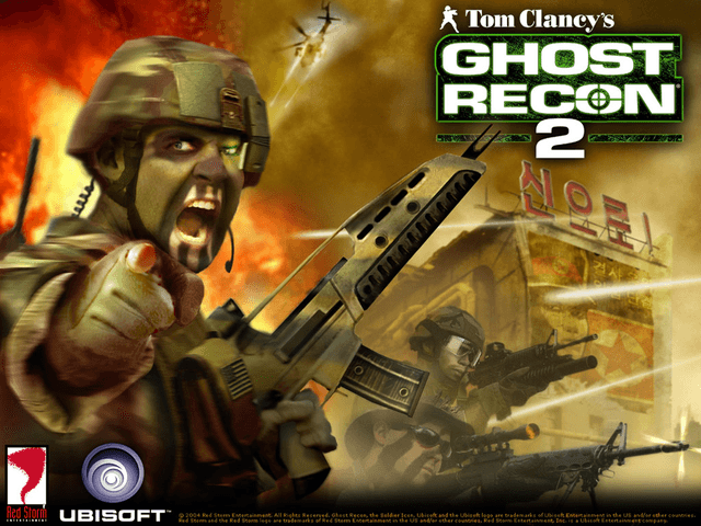 Ghost Recon 2: Summit Strike title screen for Xbox
